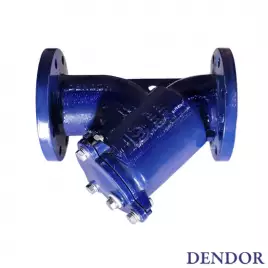 Фильтр сетчатый фланцевый Dendor тип 021YM с магнитной вставкой чугунный модернизированный