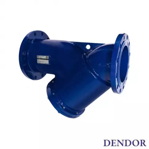 Фильтр сетчатый Dendor тип 021Y фланцевый чугунный с магнитной вставкой фото 1