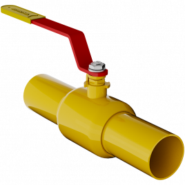 Кран шаровой газовый 11с67п GAS PRO 2ЦП.00.1 ст. 20 Ду 20-250 под приварку стандартнопроходной с рукояткой
